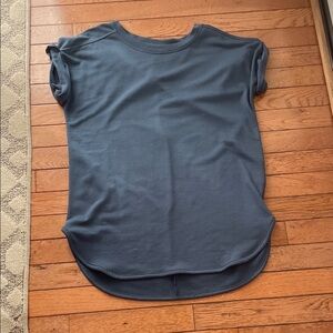 Casual Blue Women's Top fits like a med/lrg